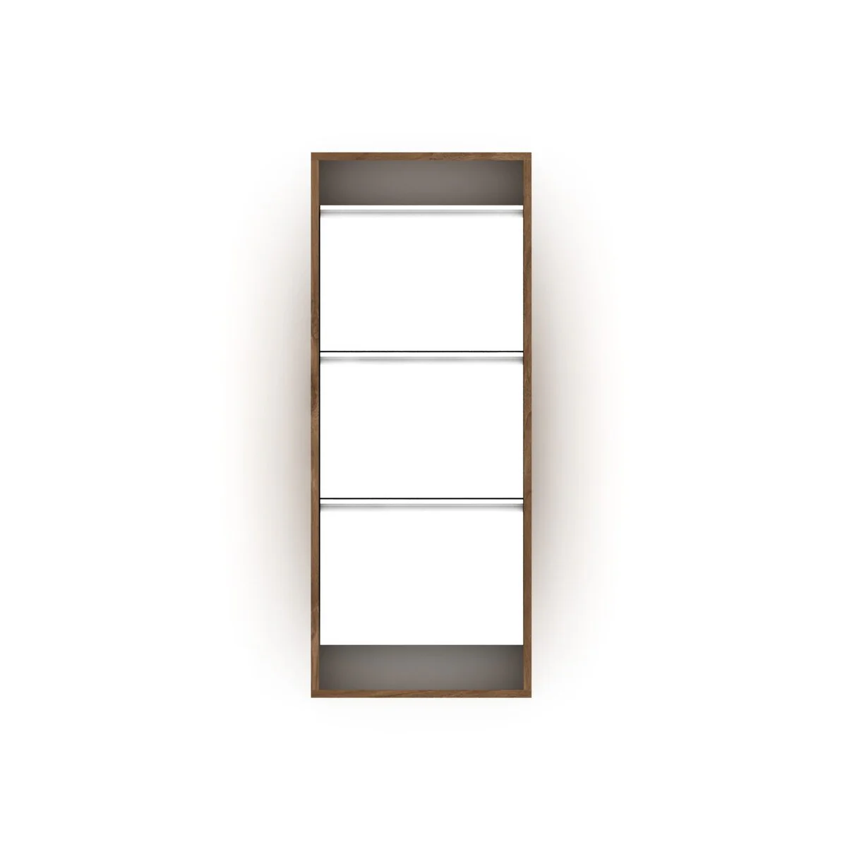 Hide Wood 4 Tier Shoe Storage For Entryway