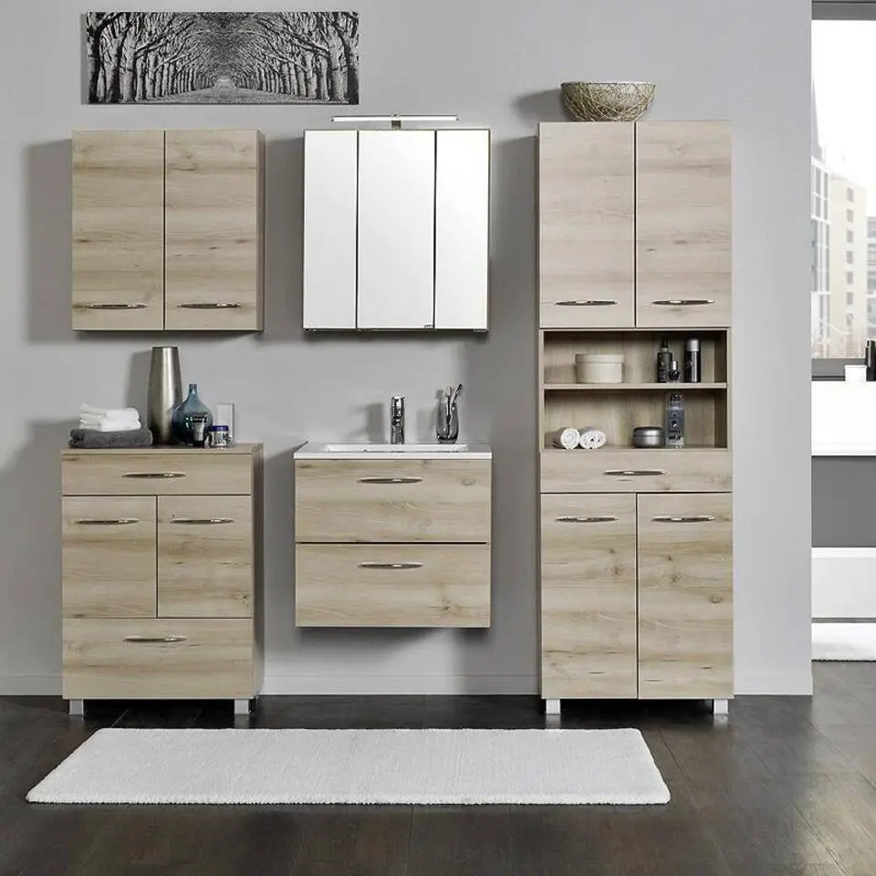 Hangkast Portofino - 60 x 20 x 64 cm - Beech-design