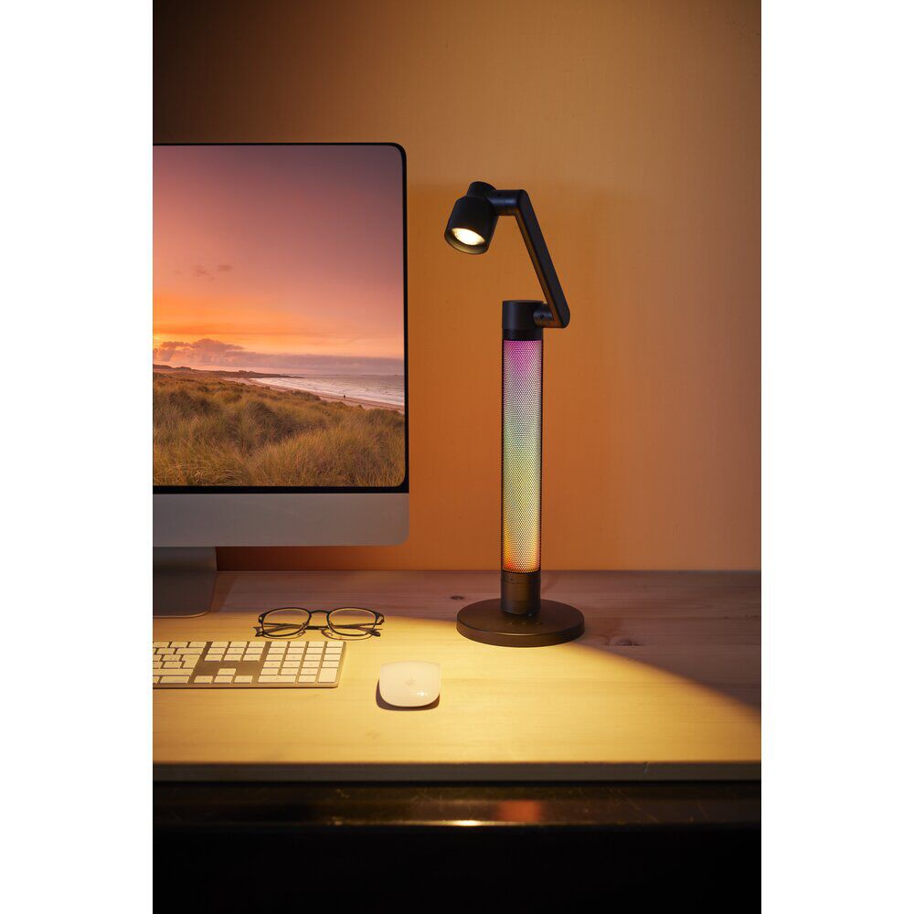 Lampe de bureau LED à ambiance intelligente RGB multifonction Ø14xH40,5cm
