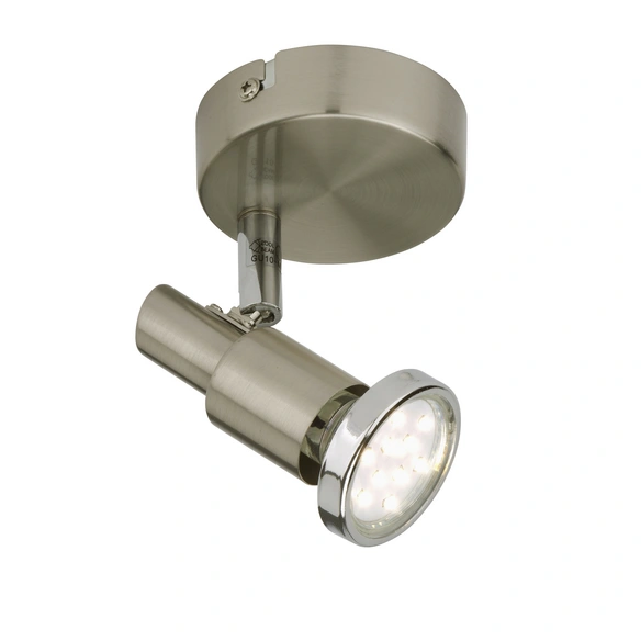 LED-Spotleuchte »Cool«, Ø: 8, Höhe: 10,5 cm, nickelfarben matt