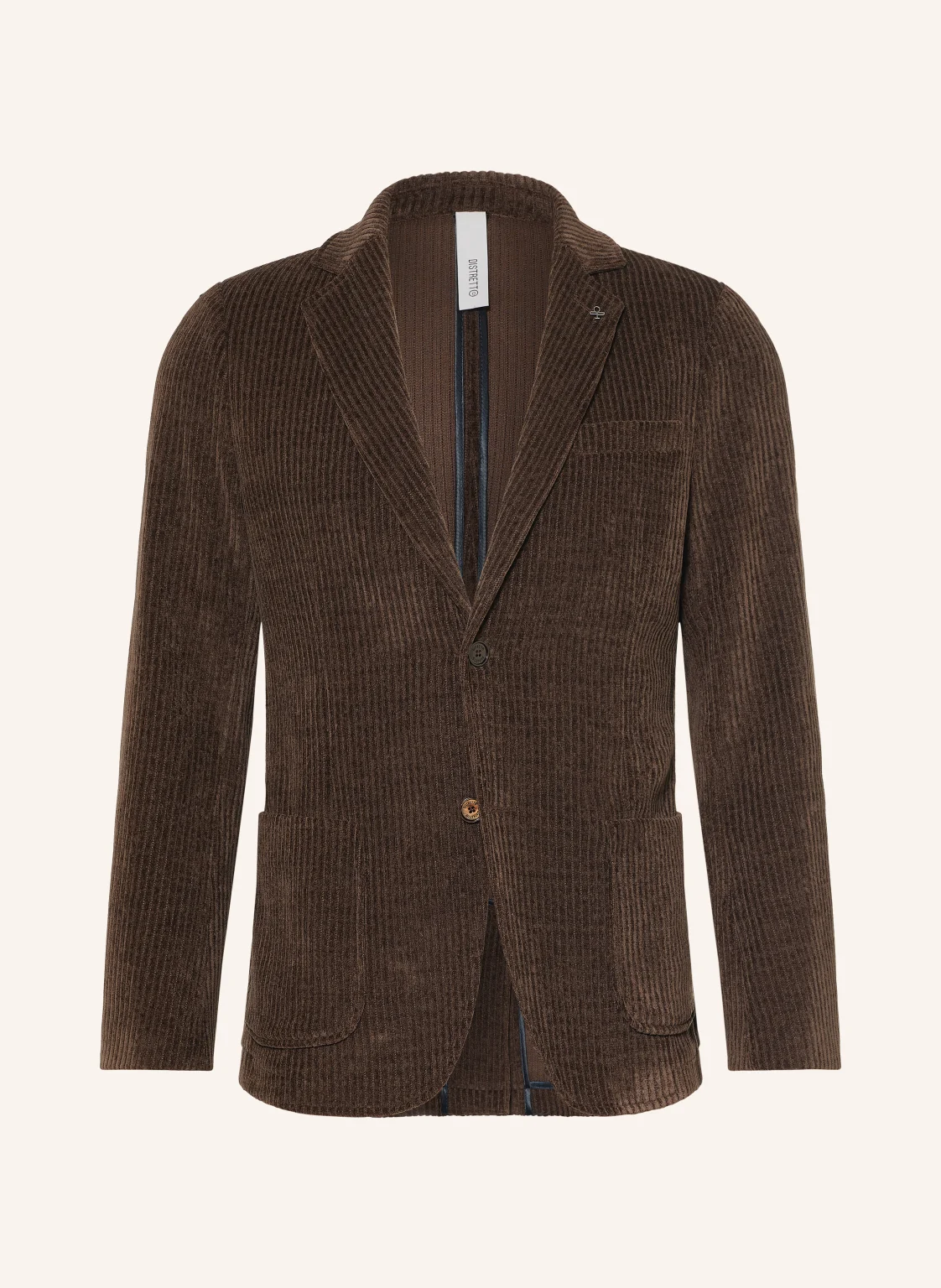 DISTRETTO 12 Anzugsakko TORINO Extra Slim Fit aus Cord