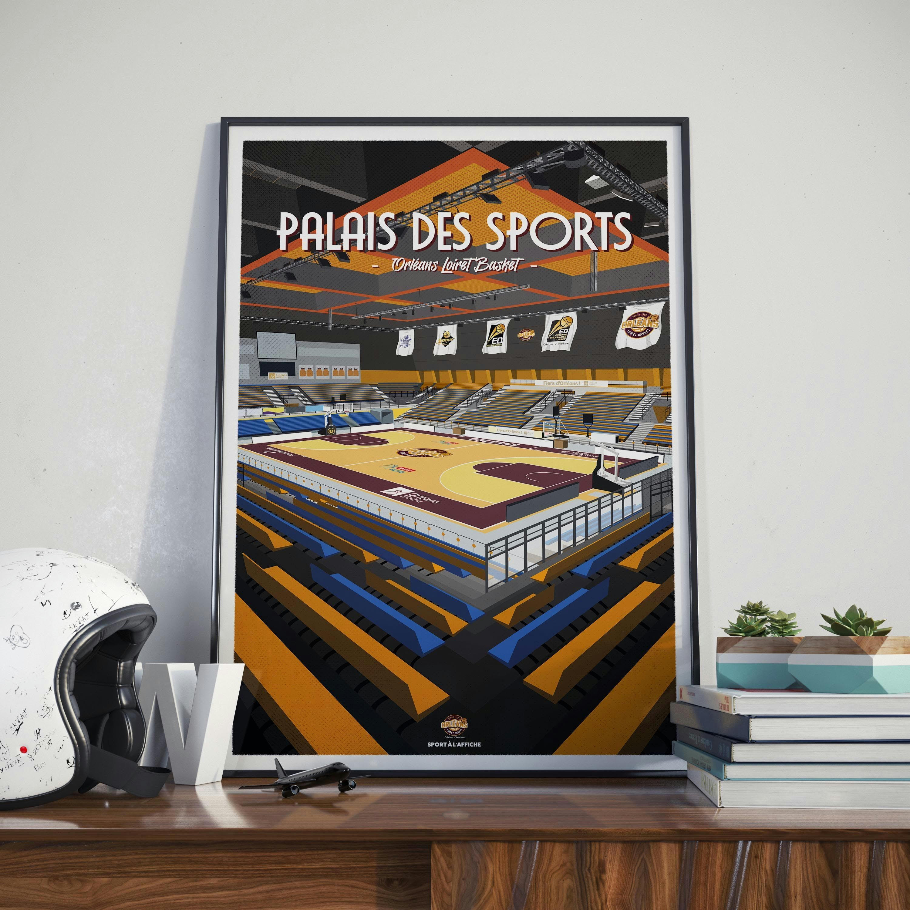 BASKET - Affiche BASKET-  ORLEANS LOIRET  30 x 40 cm
