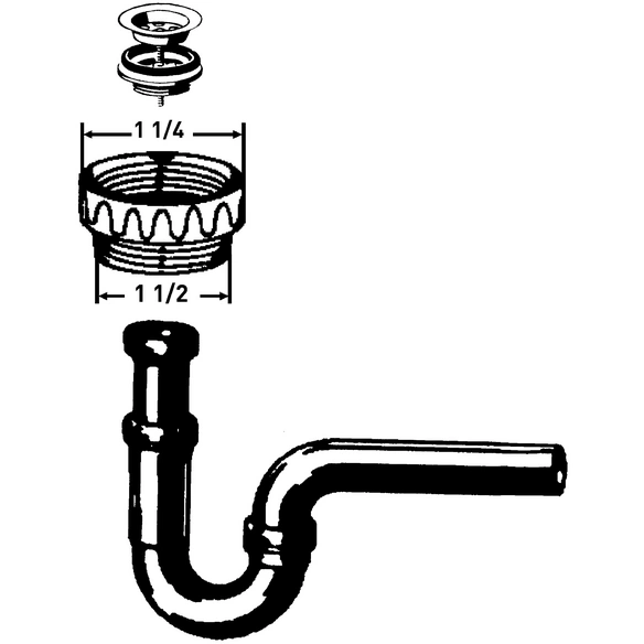 Reduzierring, Kunststoff, Typ: 1 1/2