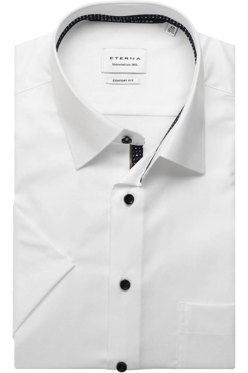 ETERNA Comfort Fit Hemd weiss, Einfarbig
