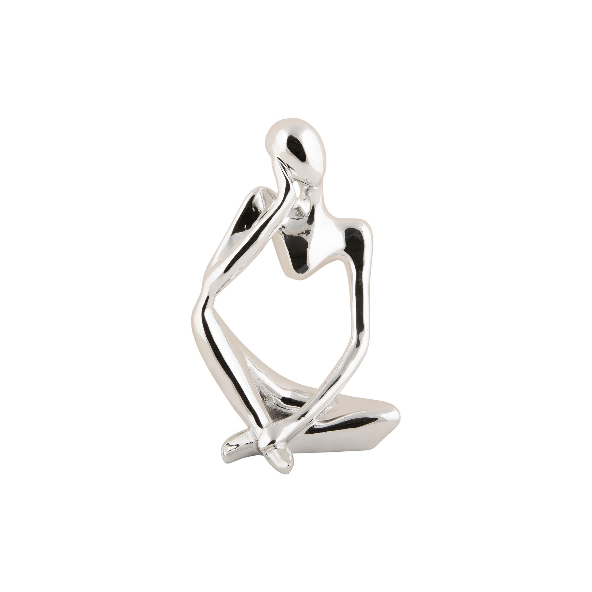 Present Time ornament Imagine - zilver - 12.5x10x23.5cm