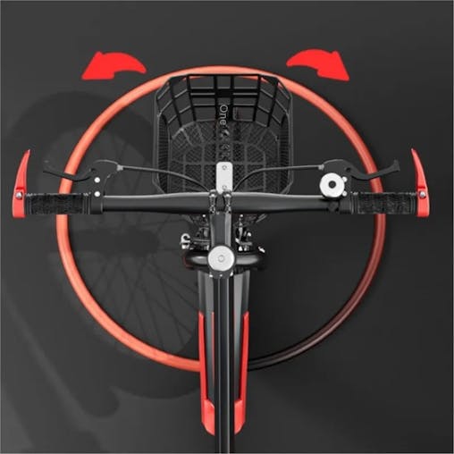 NNEOBA Teens' Aluminum Folding Bike with Variable Speed