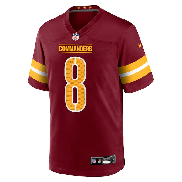 Marcus Mariota Washington Commanders Nike Team Game Jersey -  Burgundy