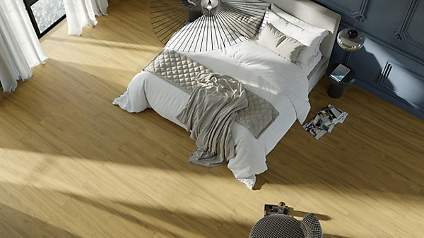 GAMME PRO - LAME CLIPSABLE TRÈS HAUTE RéSISTANCE AVEC SOUS-COUCHE INTEGREE. CHENE BEIGE - Pack T5 (79m²)