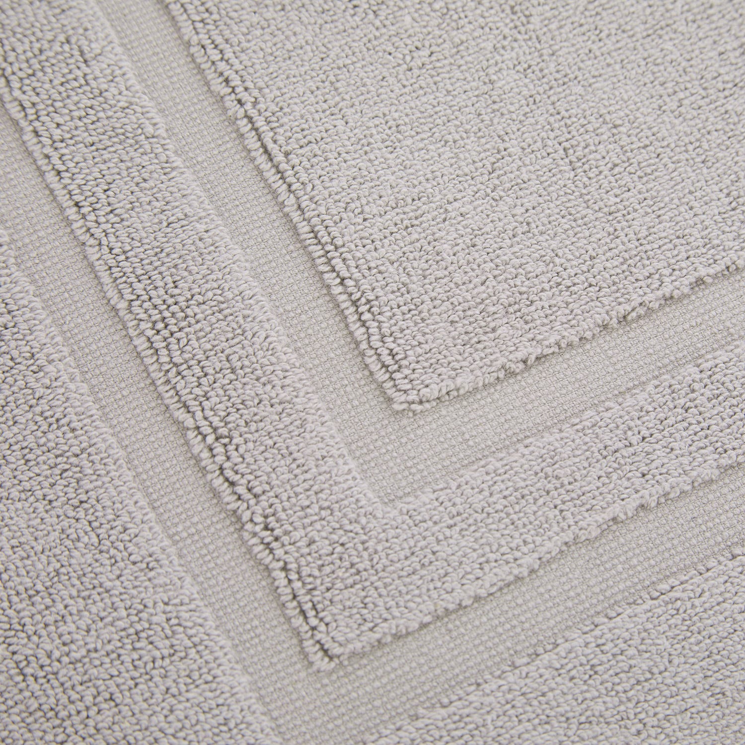 Tappeto bagno 50x70 cm cotone Basik grigio