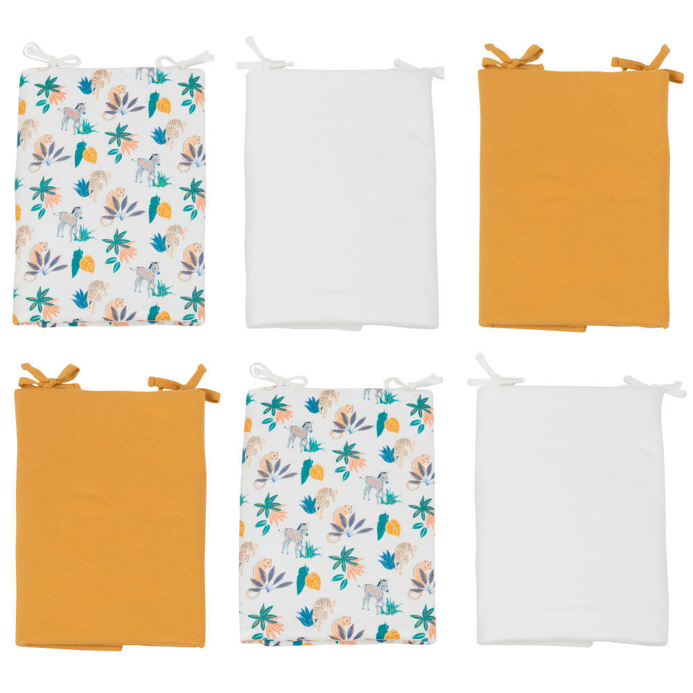 MADRID - Protège-barreaux pour lits et parcs bébé multicolores (x6)