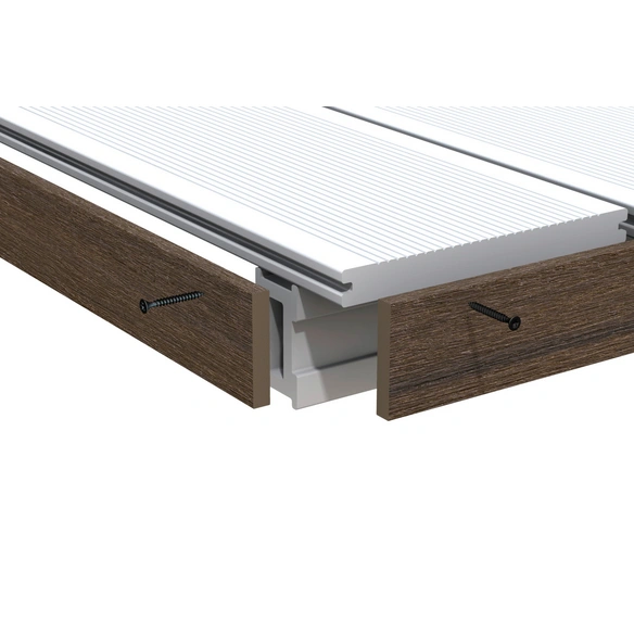 Blende »Dream Deck Platinum«, 10x62x2000 mm, braun