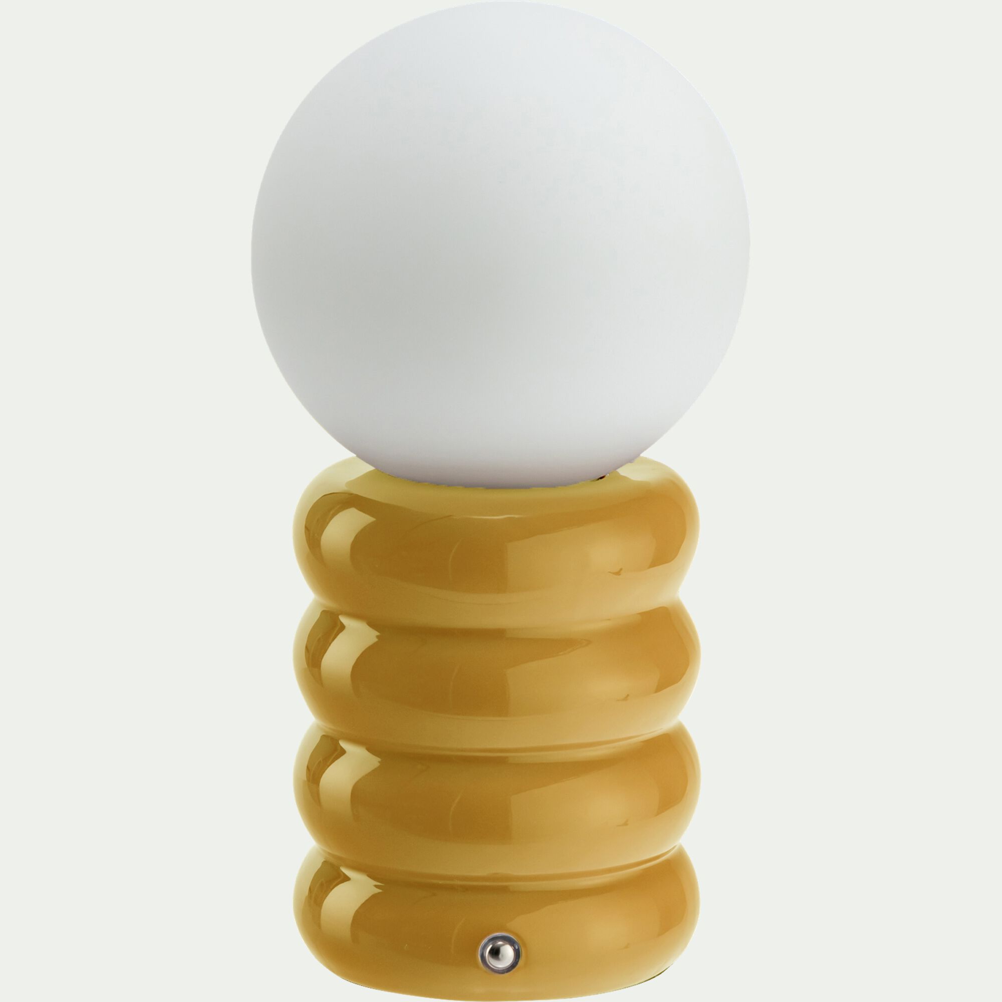 URANIA - Lampe à poser en céramique - jaune argan