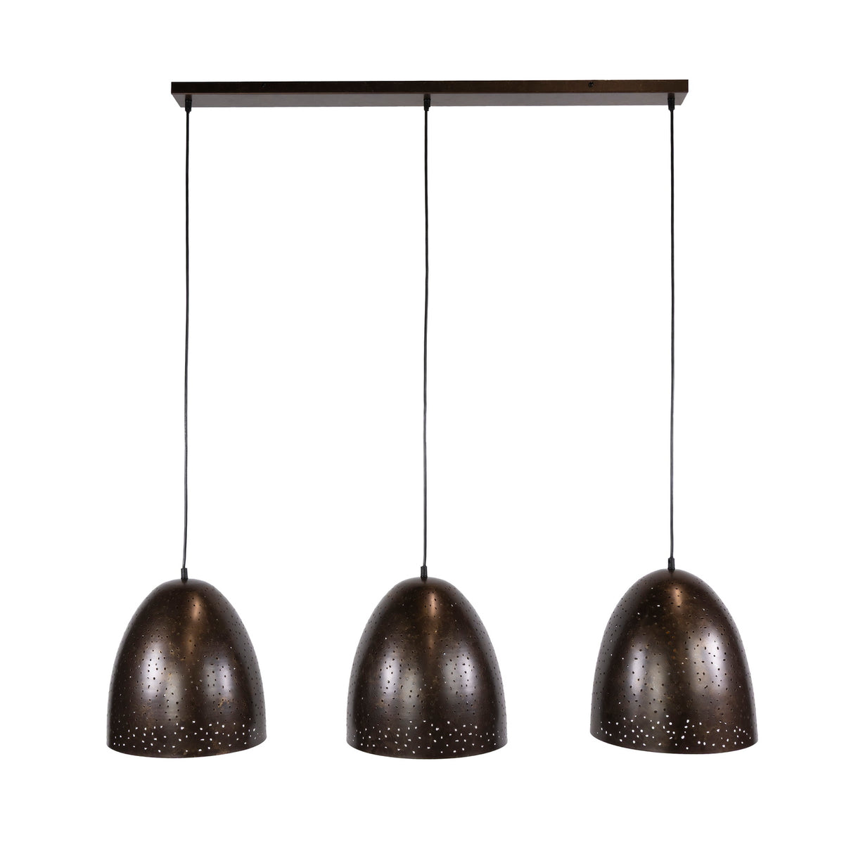 Giga Living Hanglamp Kosmos - Bruin Metaal - 120x30x150cm