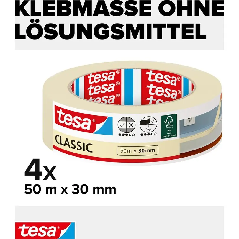 Klebeband 4er-Set Classic