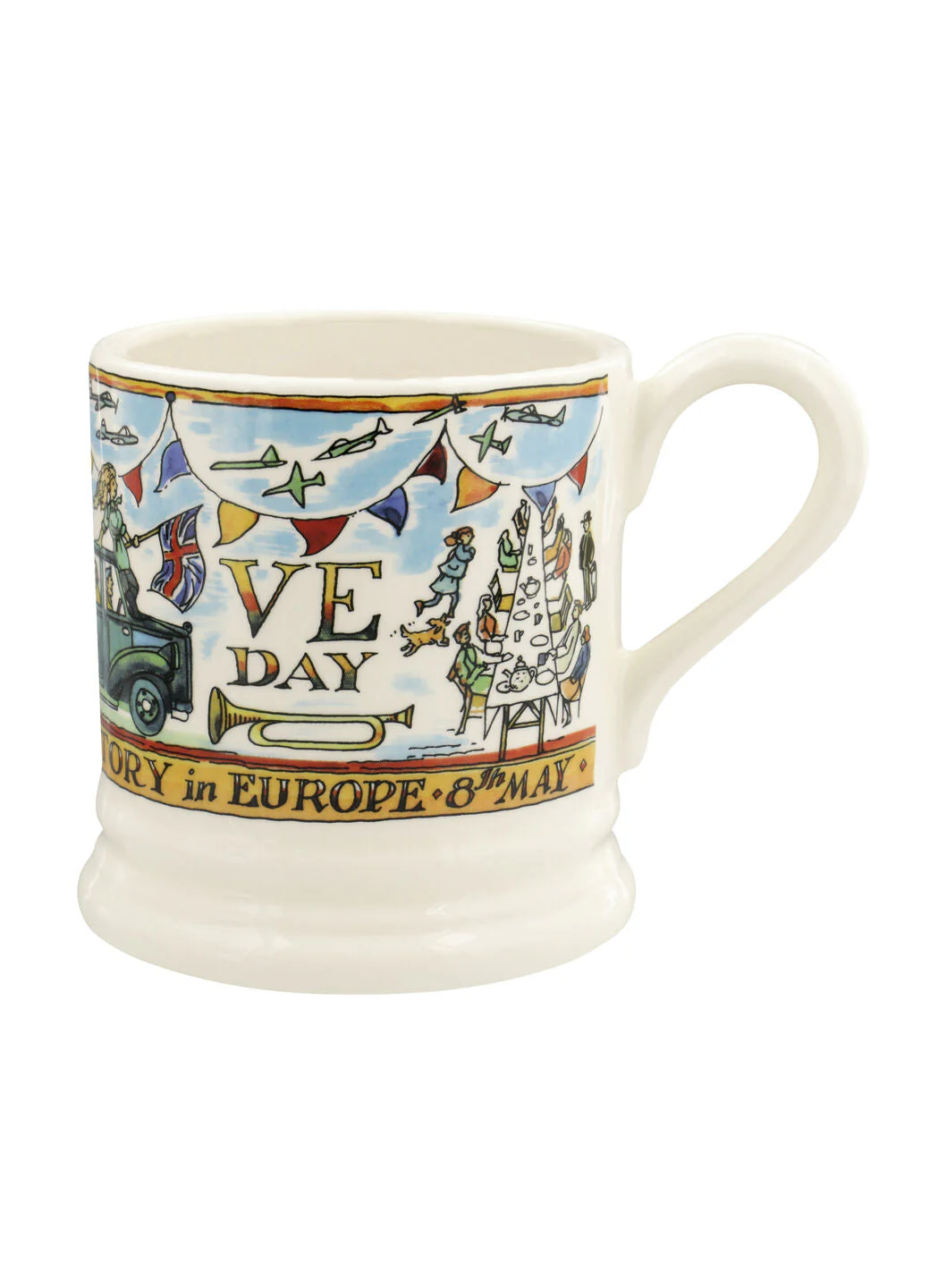 Seconds VE Day Anniversary 1/2 Pint Mug