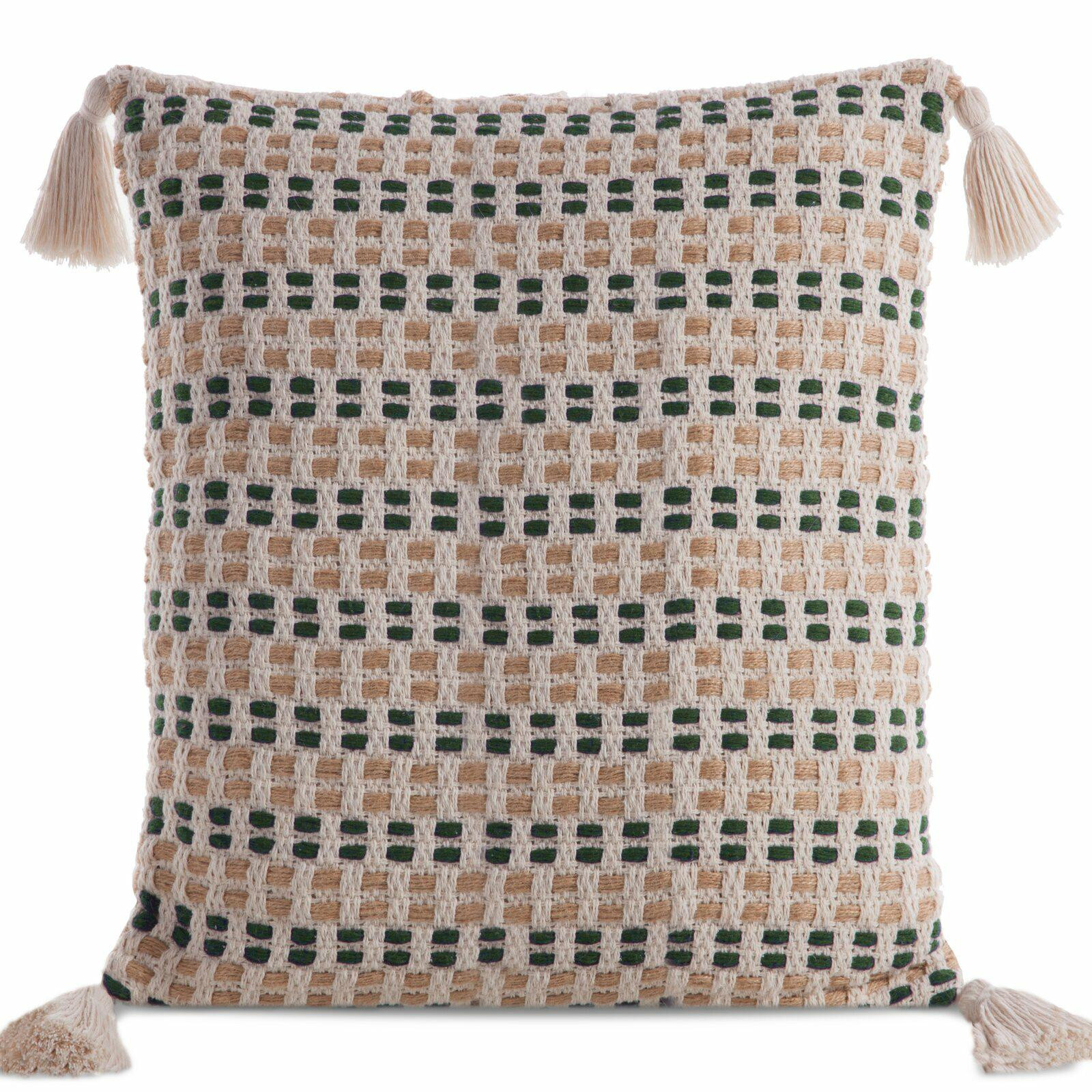 BOHO poszewka na poduszkę 9A 45cm x 45cm frędzle chwosty