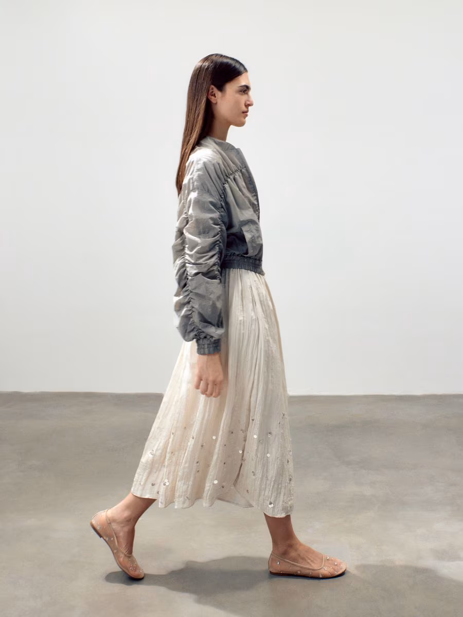 Water-Repellent Bomber Jacket