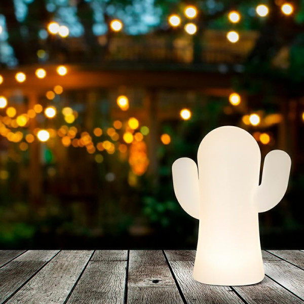 NEW GARDEN lampa ogrodowa PANCHITO BLANCO INDOOR & OUTDOOR