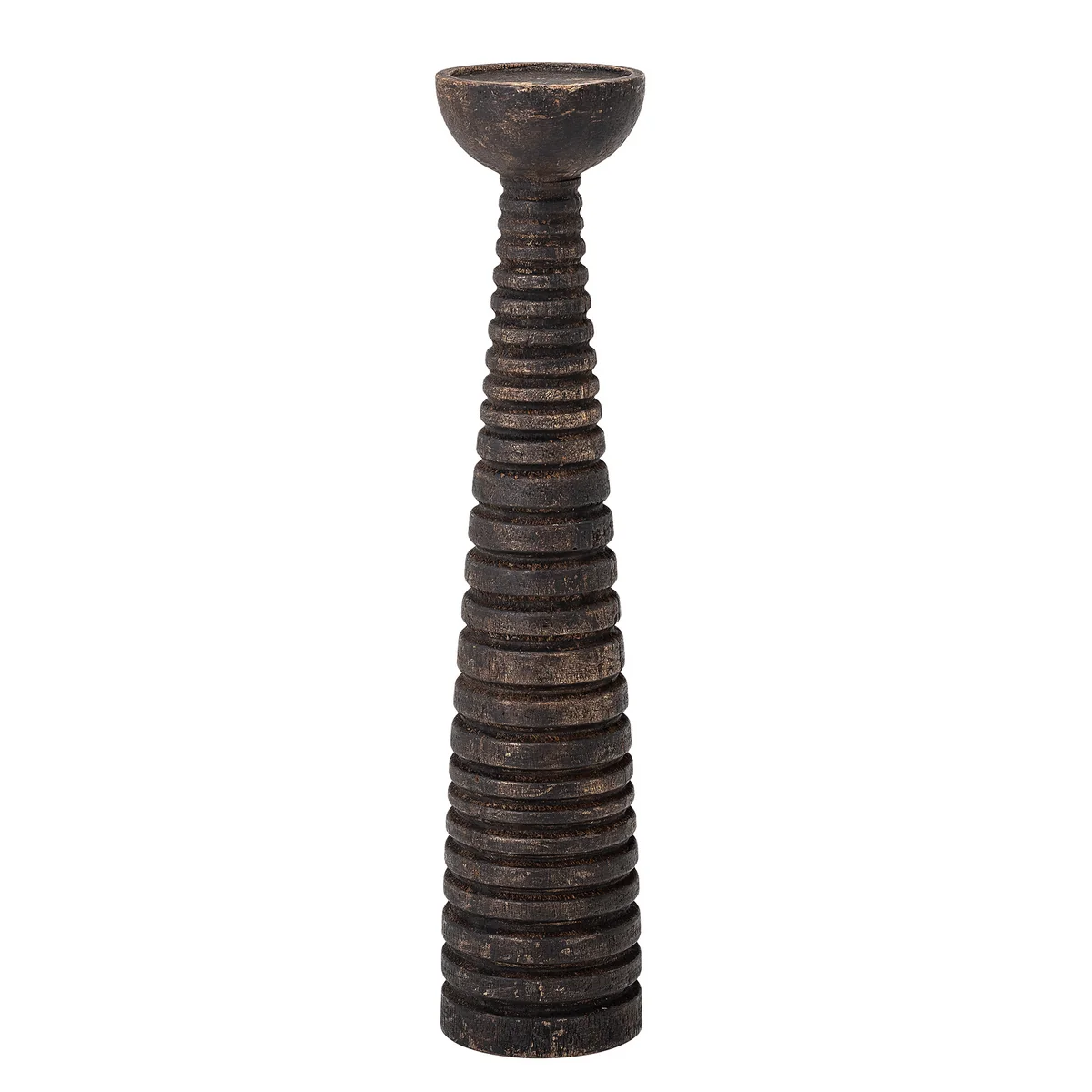 Bloomingville - Thore Kerzenständer, Ø 12,5 x H 61 cm, braun