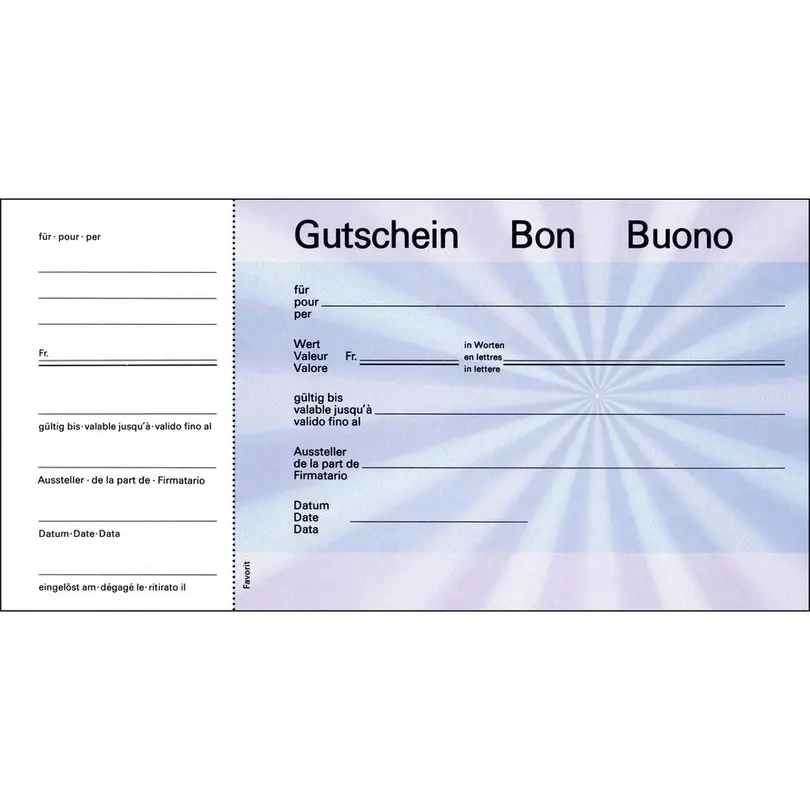 Geschenkkarte 25er-Set Favorit