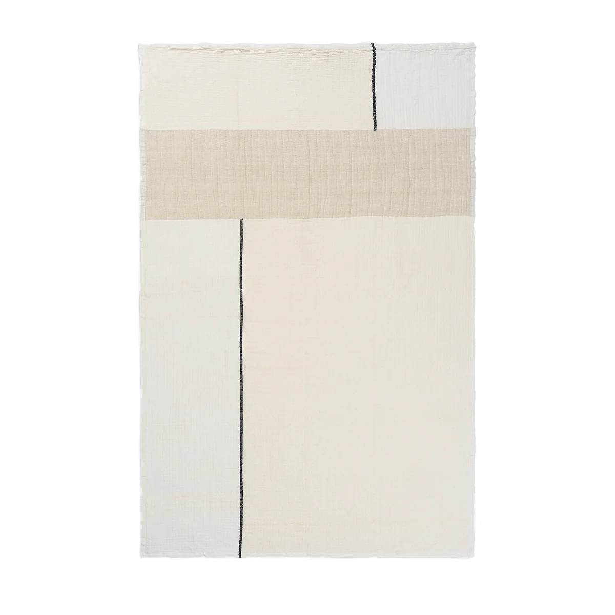 Ferm Living - Dela Decke 170 x 120 cm, natur