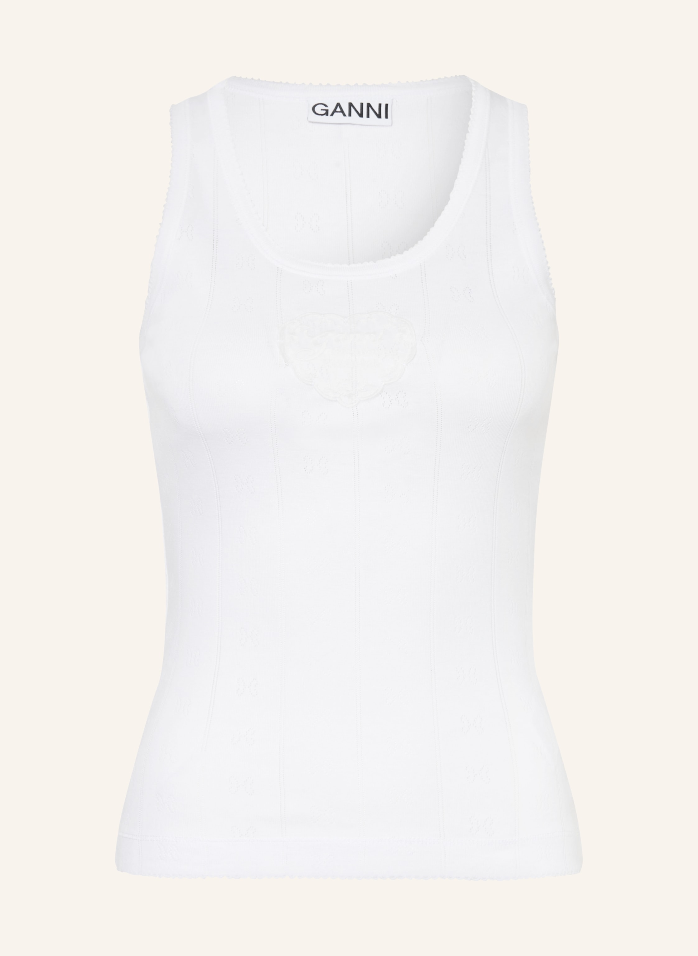 GANNI Stricktop
