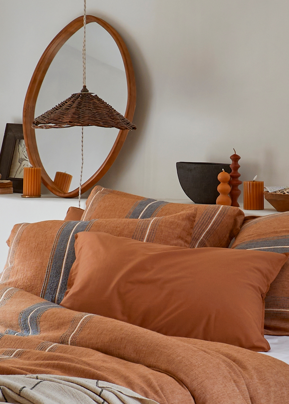 GRANDE BOUGIE EN CIRE CARAMEL