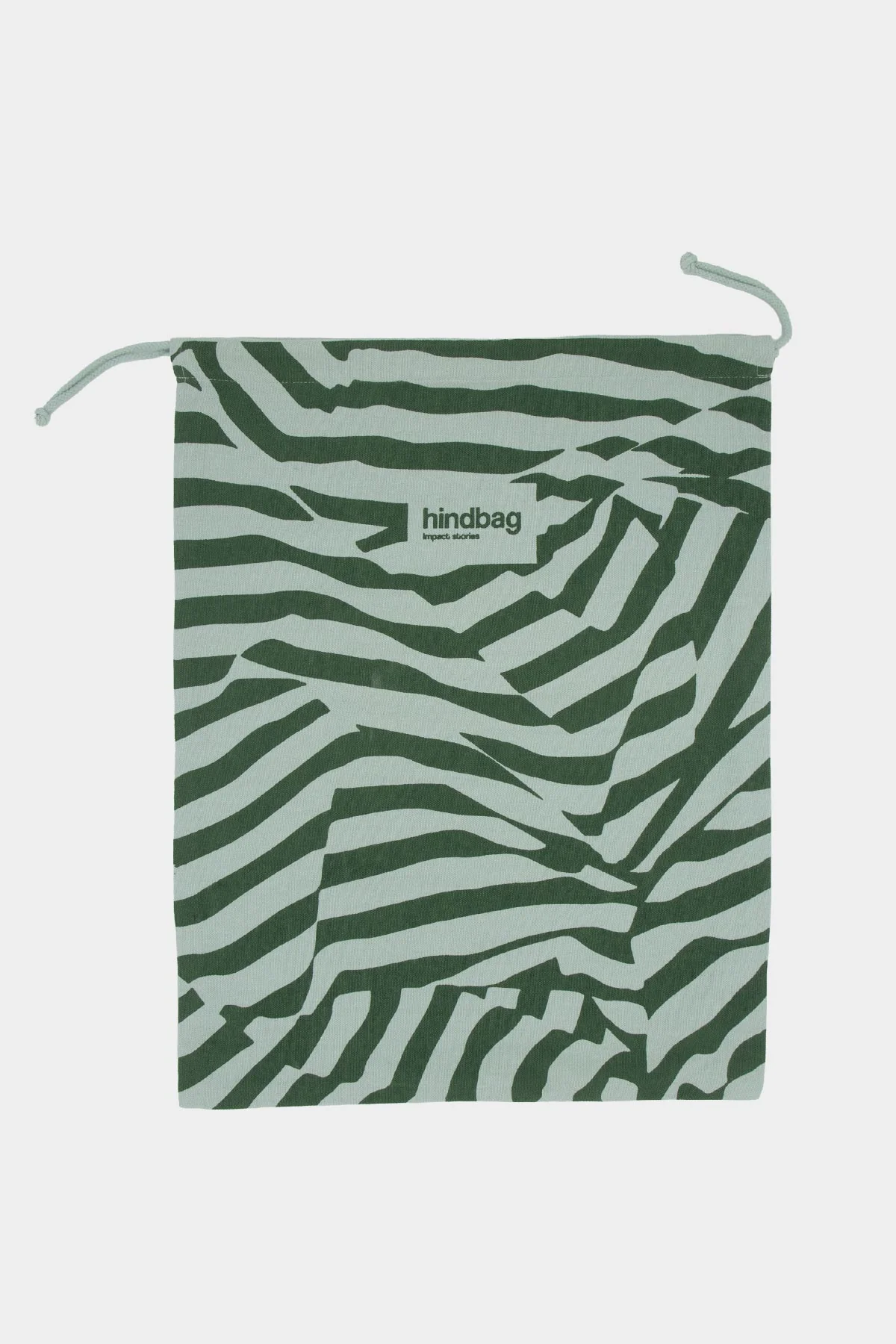 Pochon cadeau Rayure Vert