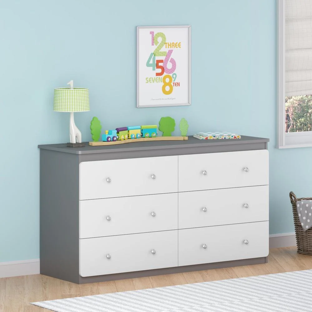 Ameriwood Home Willow Lake 6-drawer Dresser by Cosco
