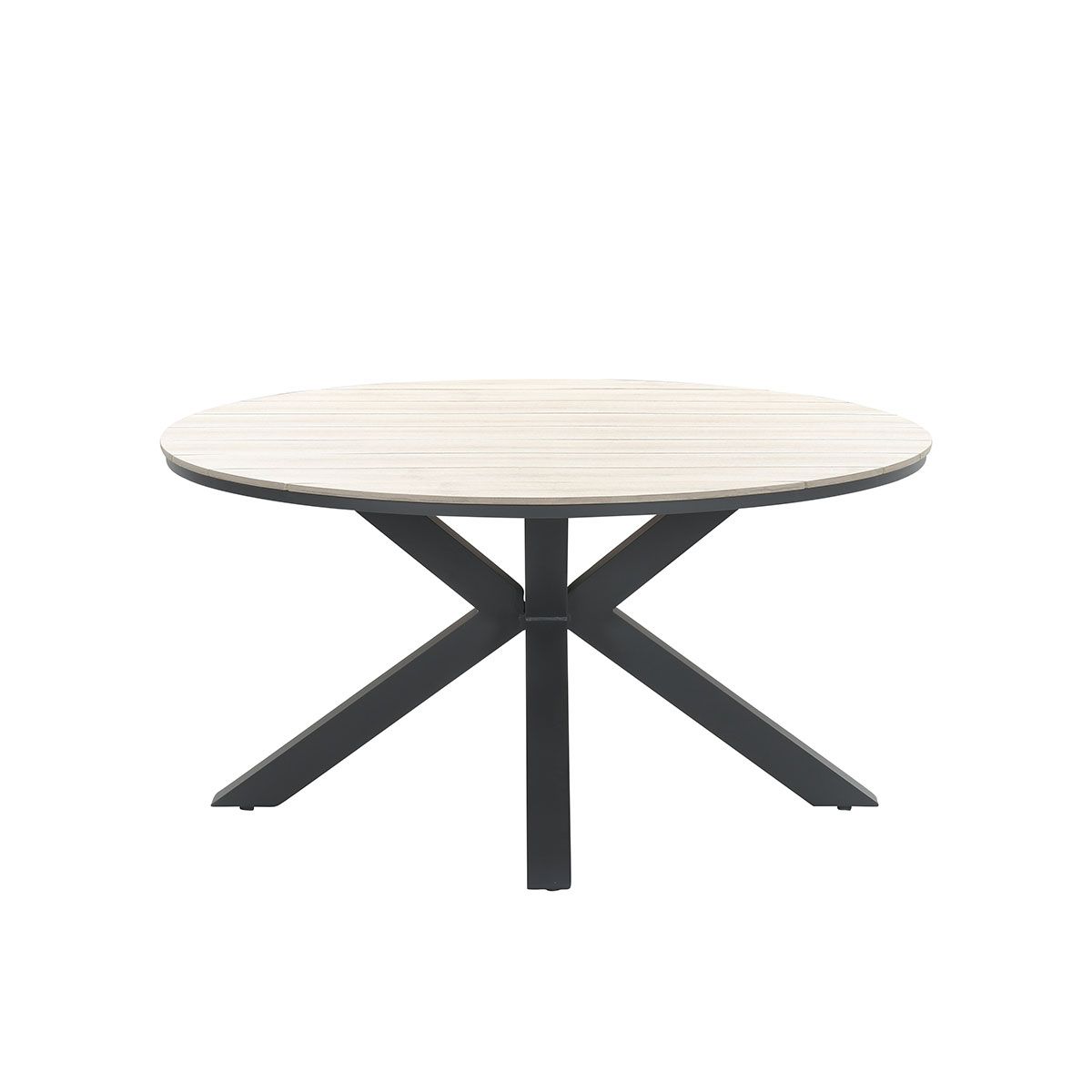 Garden Impressions Edison tuintafel - Ø148 cm - light teak Vironwood