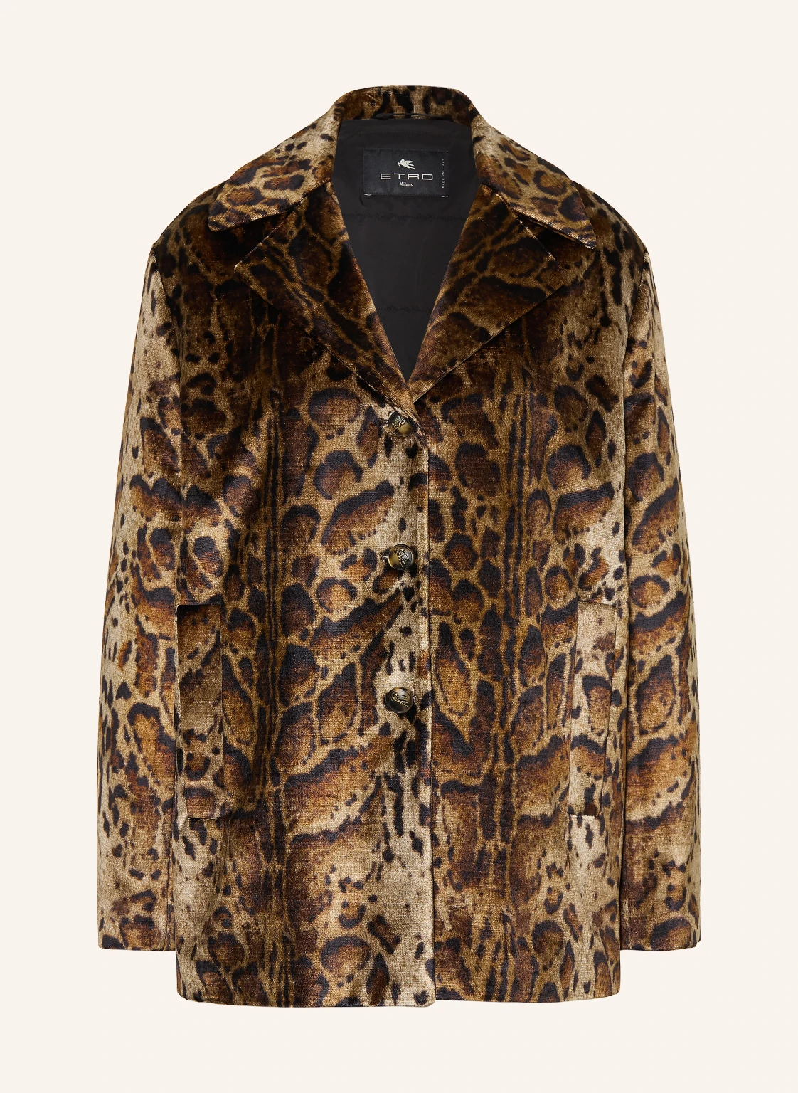 ETRO Samtmantel