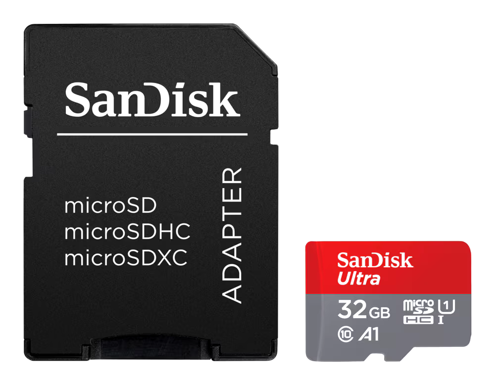 SanDisk Ultra 32GB Micro SDHC Class 10 UHS-I Memory Card with Adapter