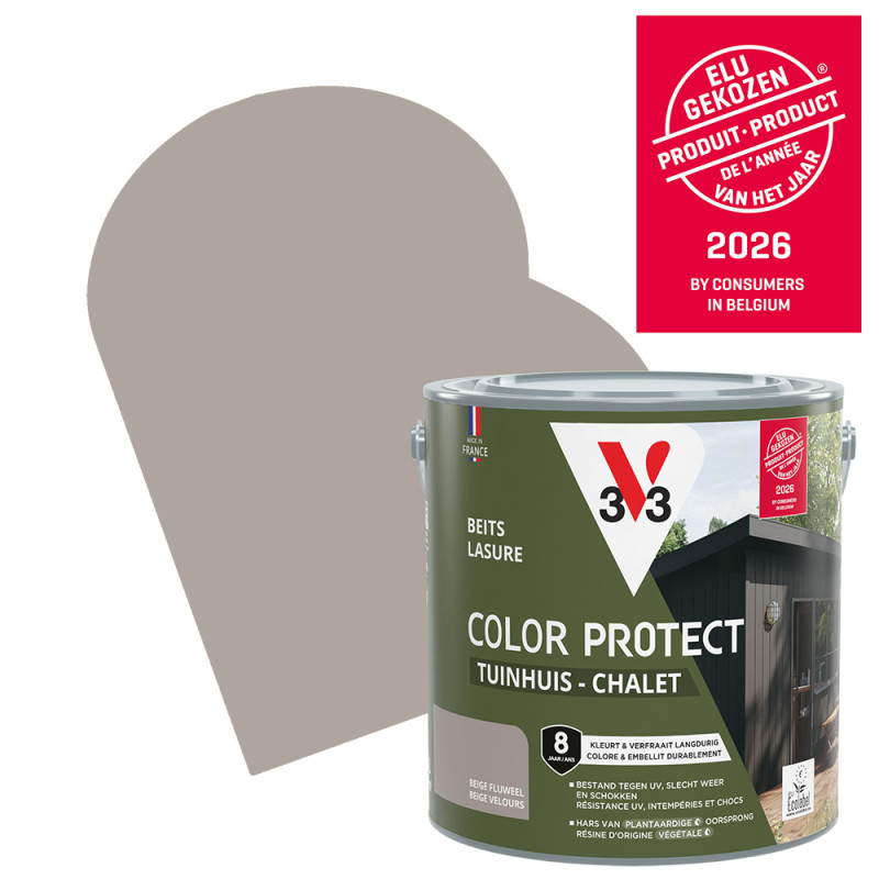 Lasure pour chalet Color Protect beige 2,5 L V33