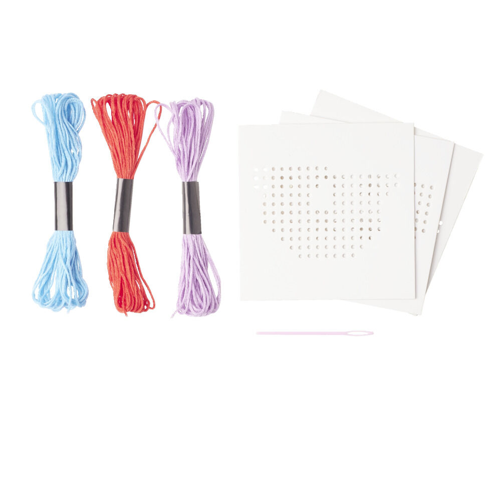 Kit créatif point de croix 3 dessins 31 pièces (2 modèles)