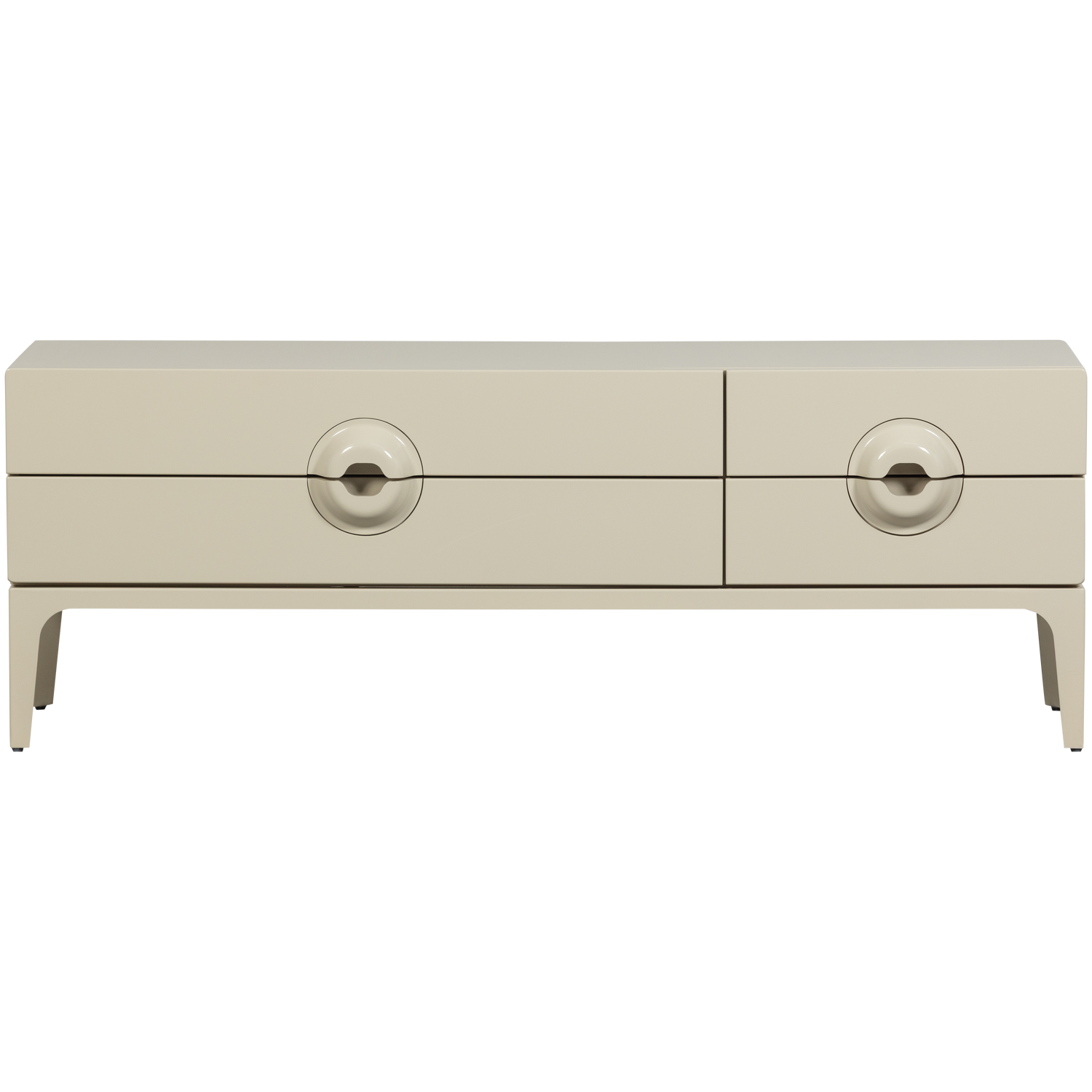 WOOOD tv meubel Merge - Eucalyptus hout - Dust/Beige - 57x160x44