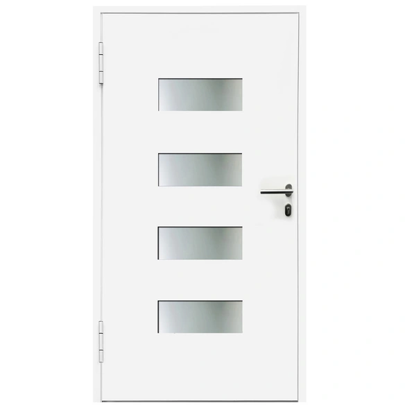 Aluminium-Haustür »Marte«, grau