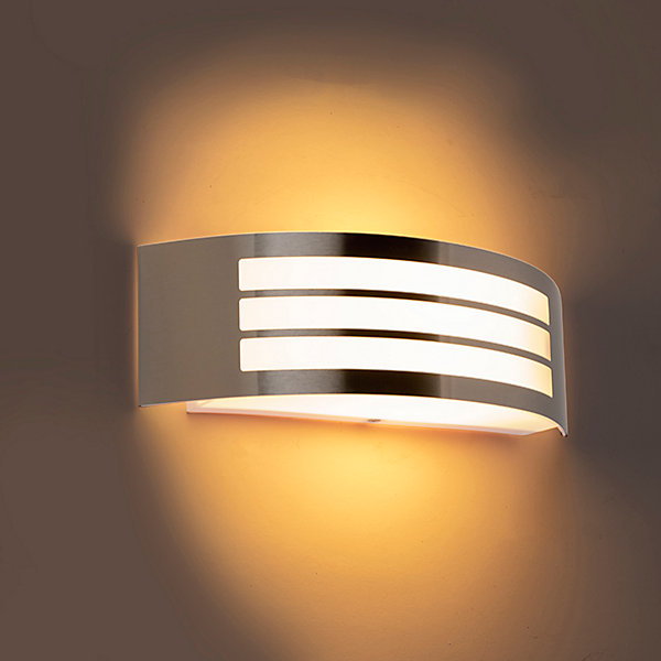 Applique murale moderne en acier inoxydable IP44 - Sapphire Deluxe