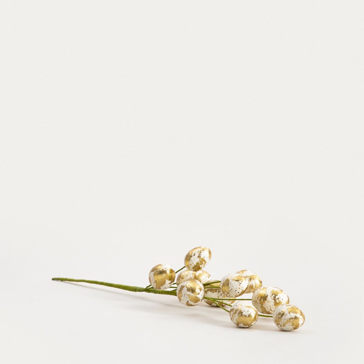 Gałązka wielkanocna POLIA ze złotymi jajkami 45 cm