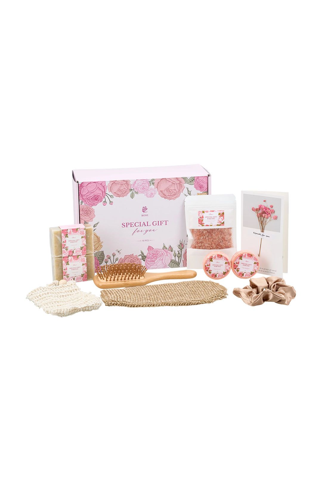 The hot sale Spa Bath Gift Set Rose Fragrant