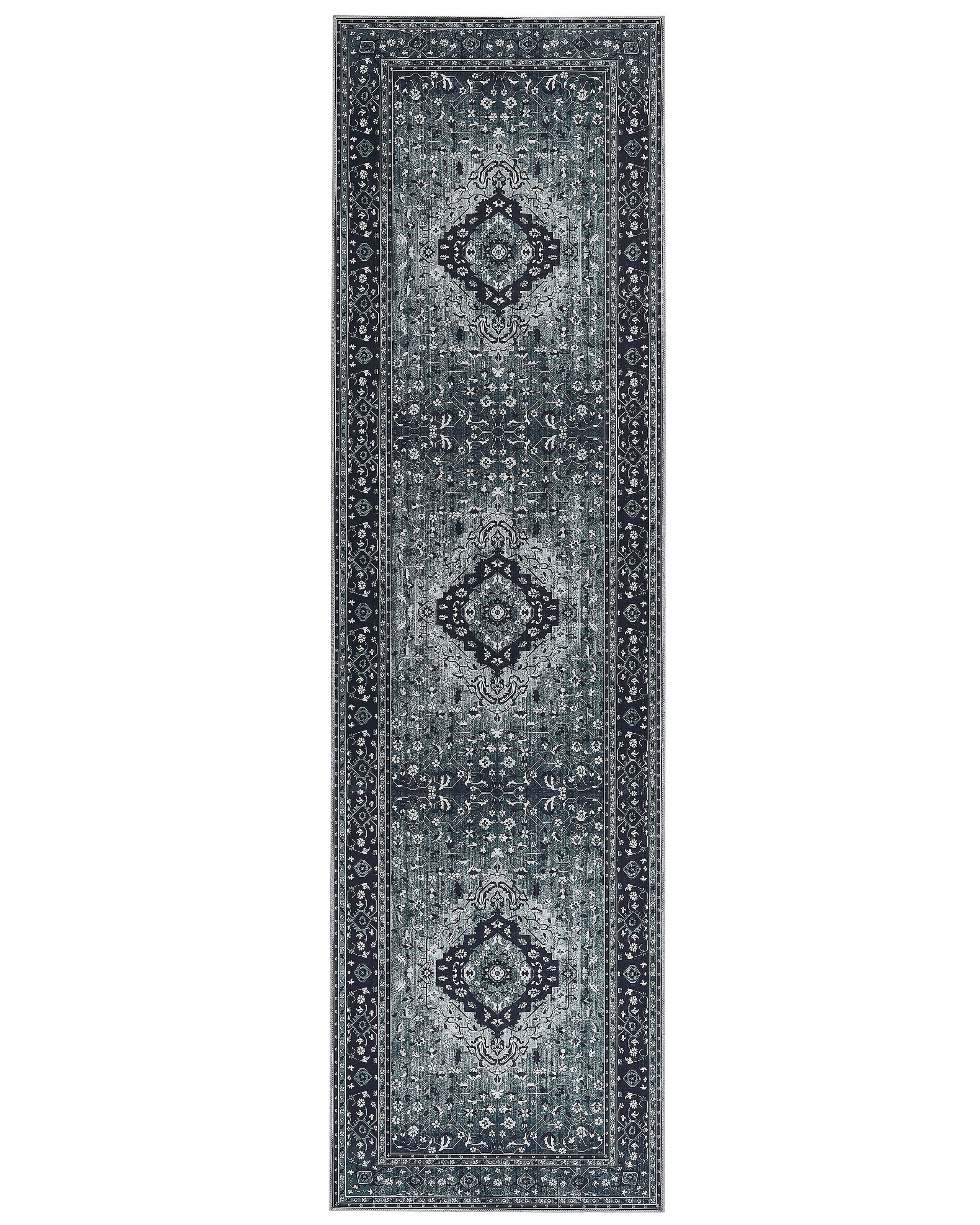Dywan chodnik do przedpokoju 80x300 cm szary