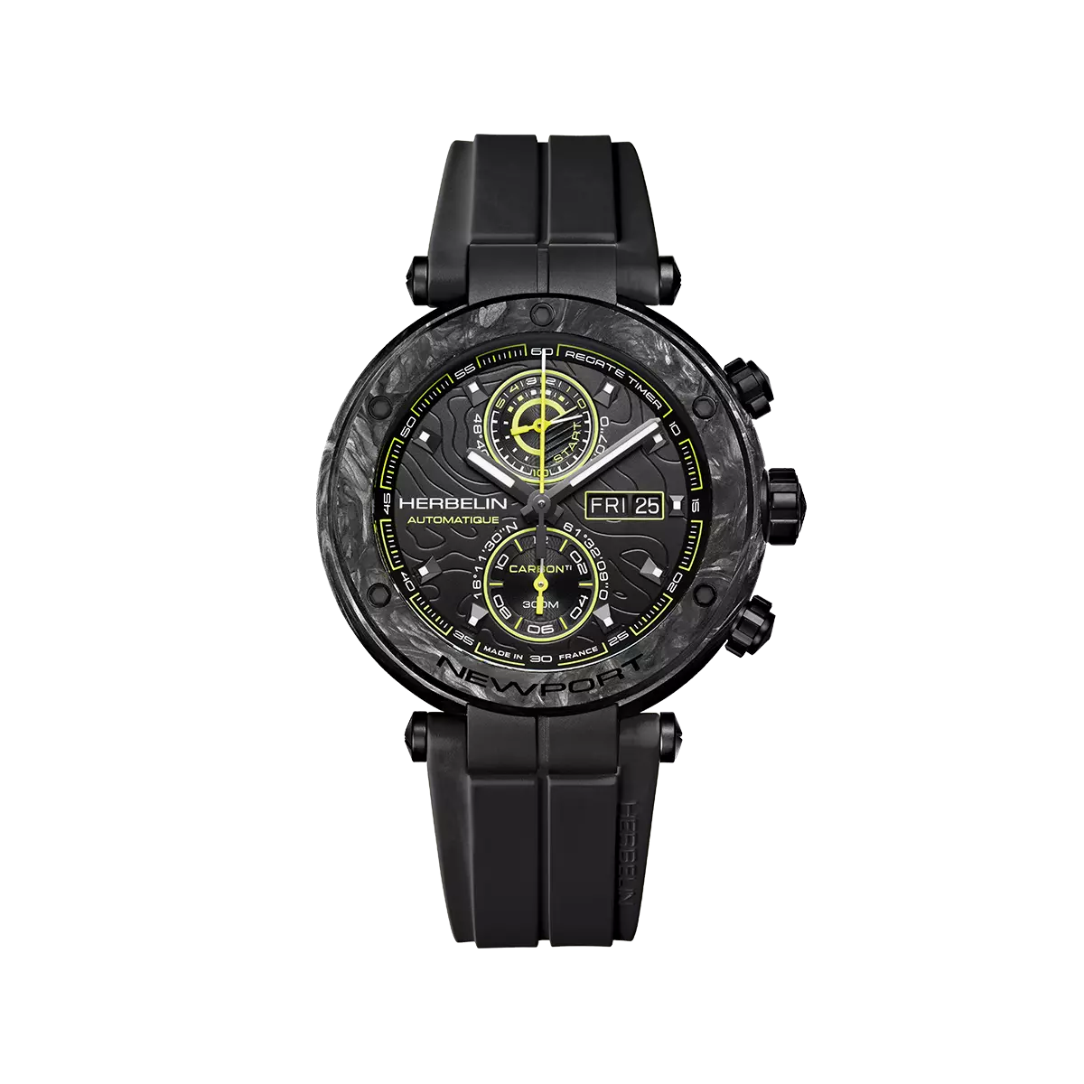 NEWPORT – CARBONE TITANE CHRONOGRAPHE – NOIR
