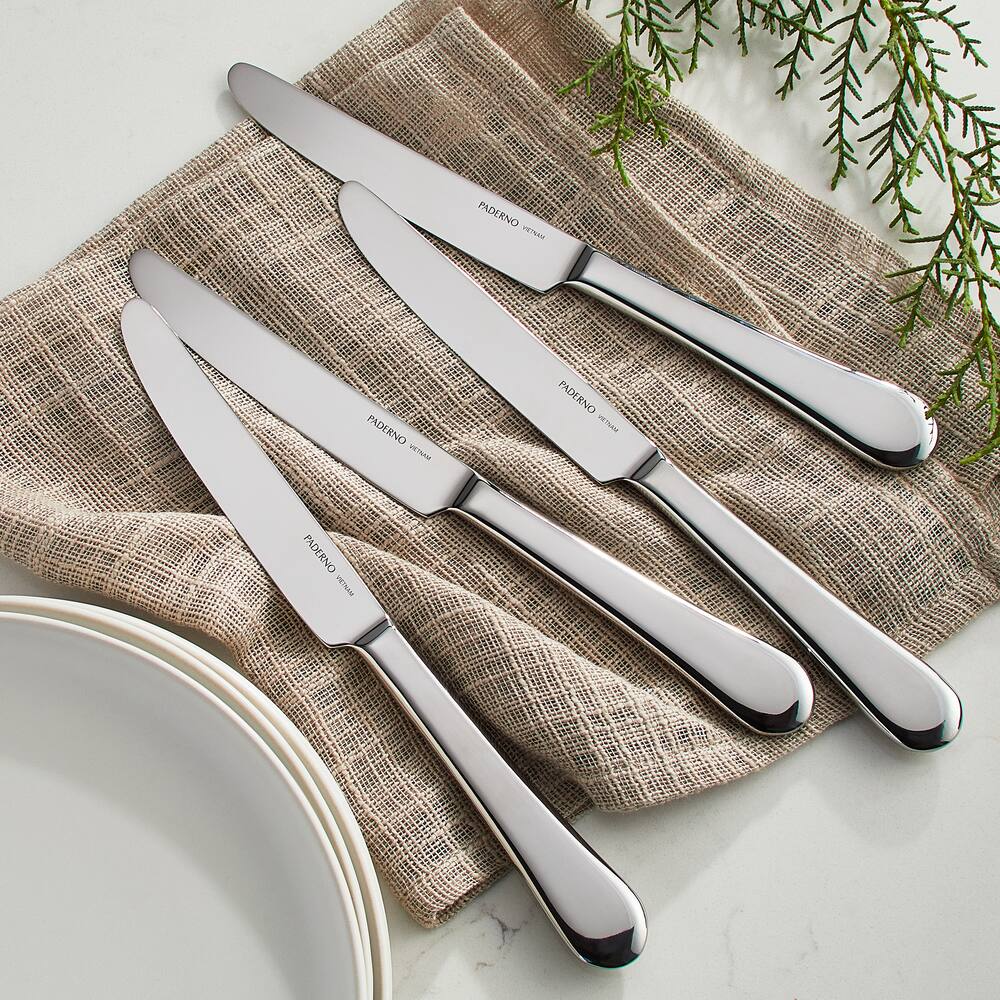 PADERNO 4pc Stainless Steel Dinner Knives