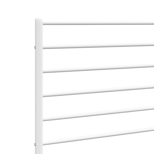 NNEVL Metal Headboard White 90 cm
