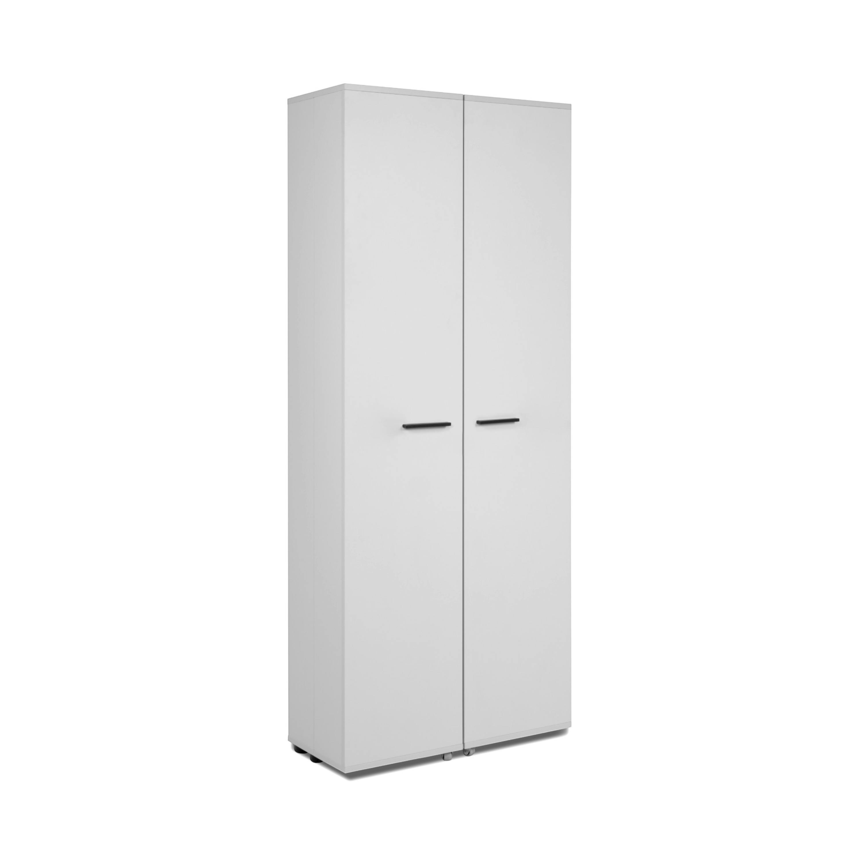 Meuble à chaussures blanc grande capacité 2 portes ALVA