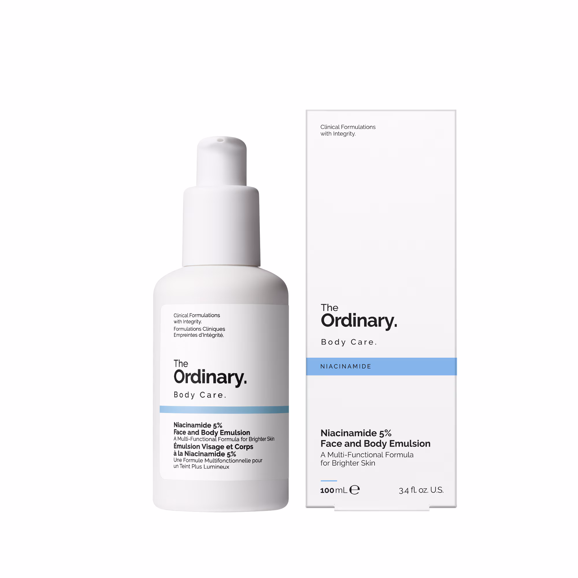 UNIFORMITÉ & ÉCLATÉmulsion visage et corps à la niacinamide 5%