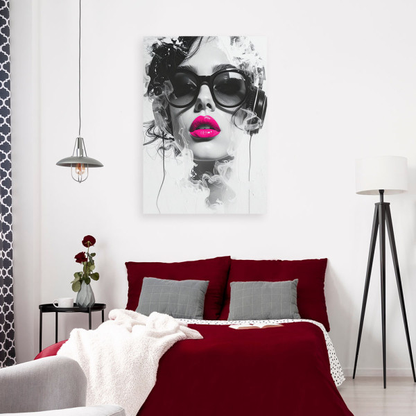 Obraz na płótnie do salonu sypialni, Kobieta Glamour Nowoczesny 20x30