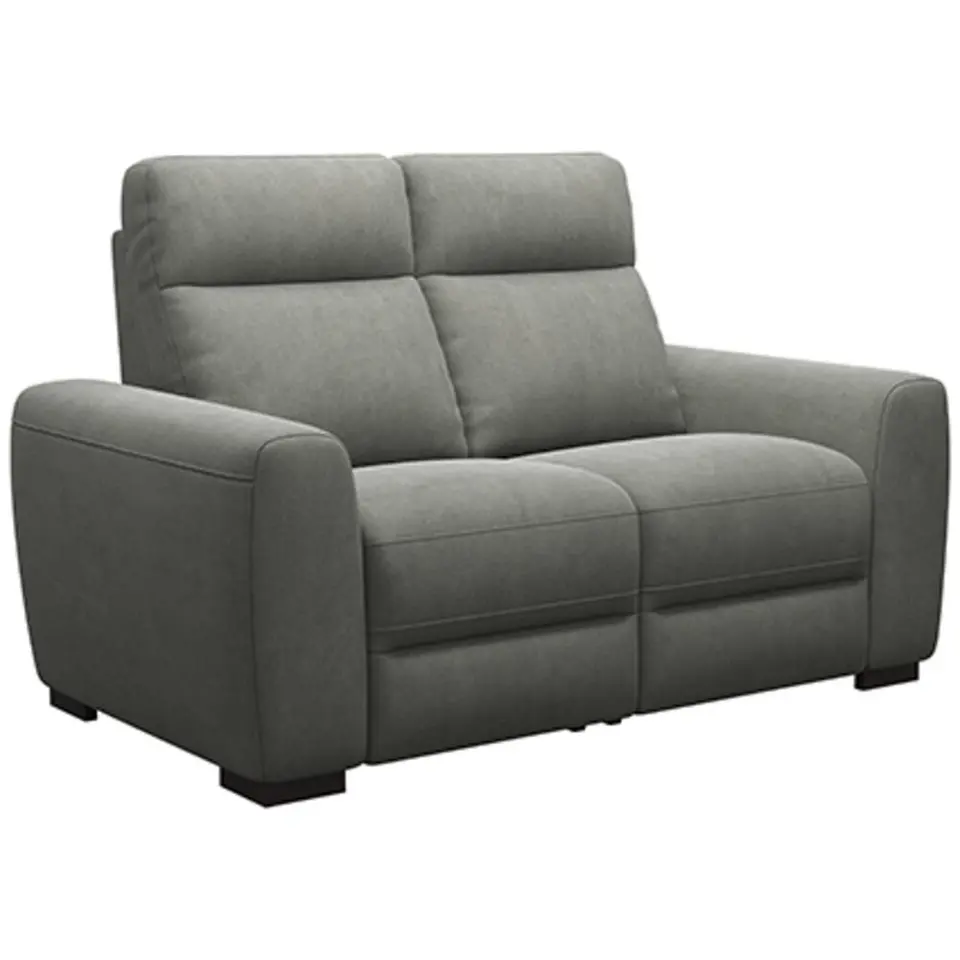 Bank James 2-zits - stof Gaucho - donkergrijs