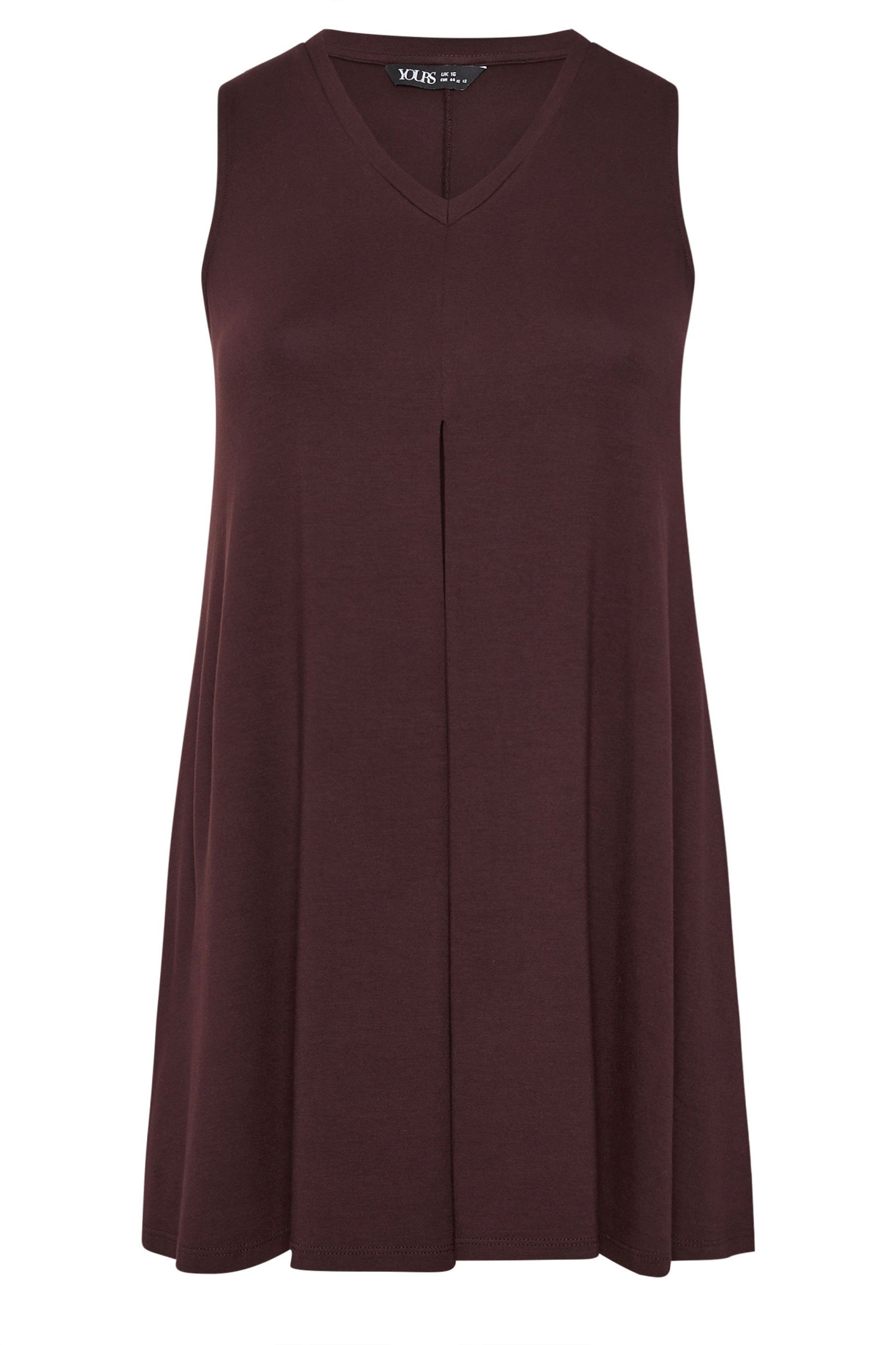 Yours Pleat Front Vest Top