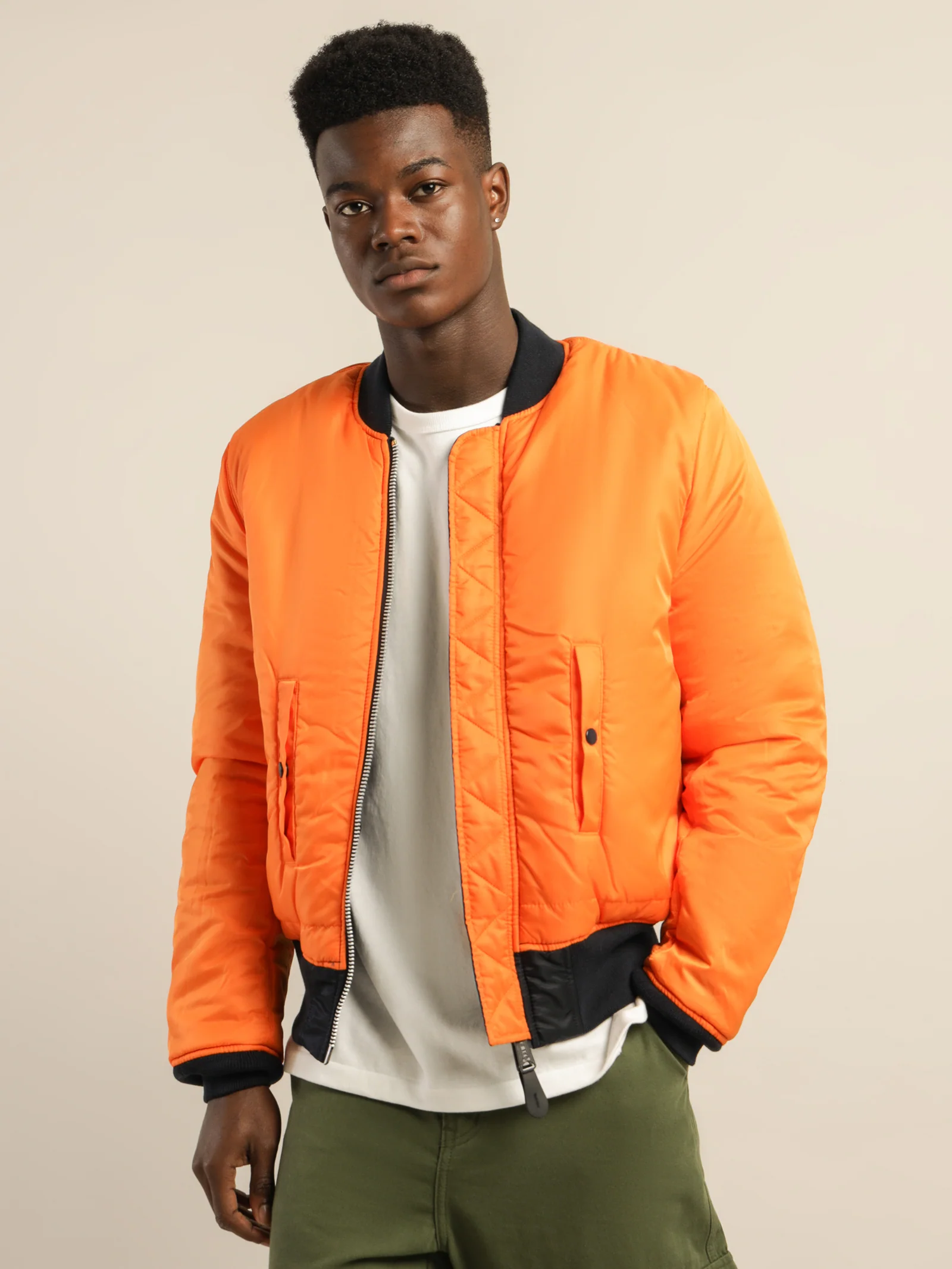 MA-1 Slim Fit Reversible Bomber Jacket