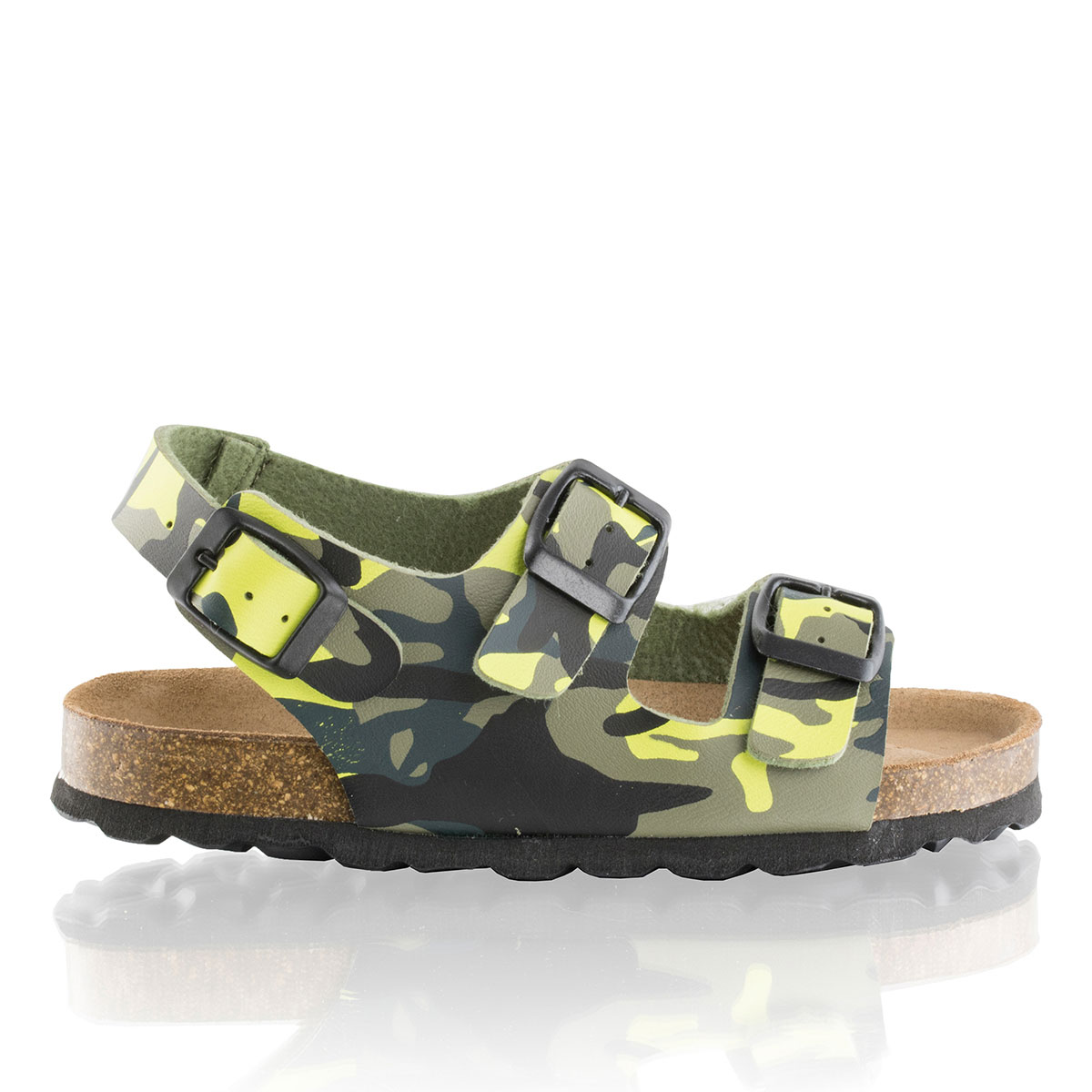 Russell & Bromley SUMBA CAMO Triple Buckle Sandal